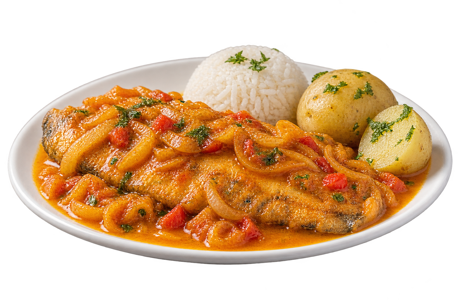 Bagre en salsa