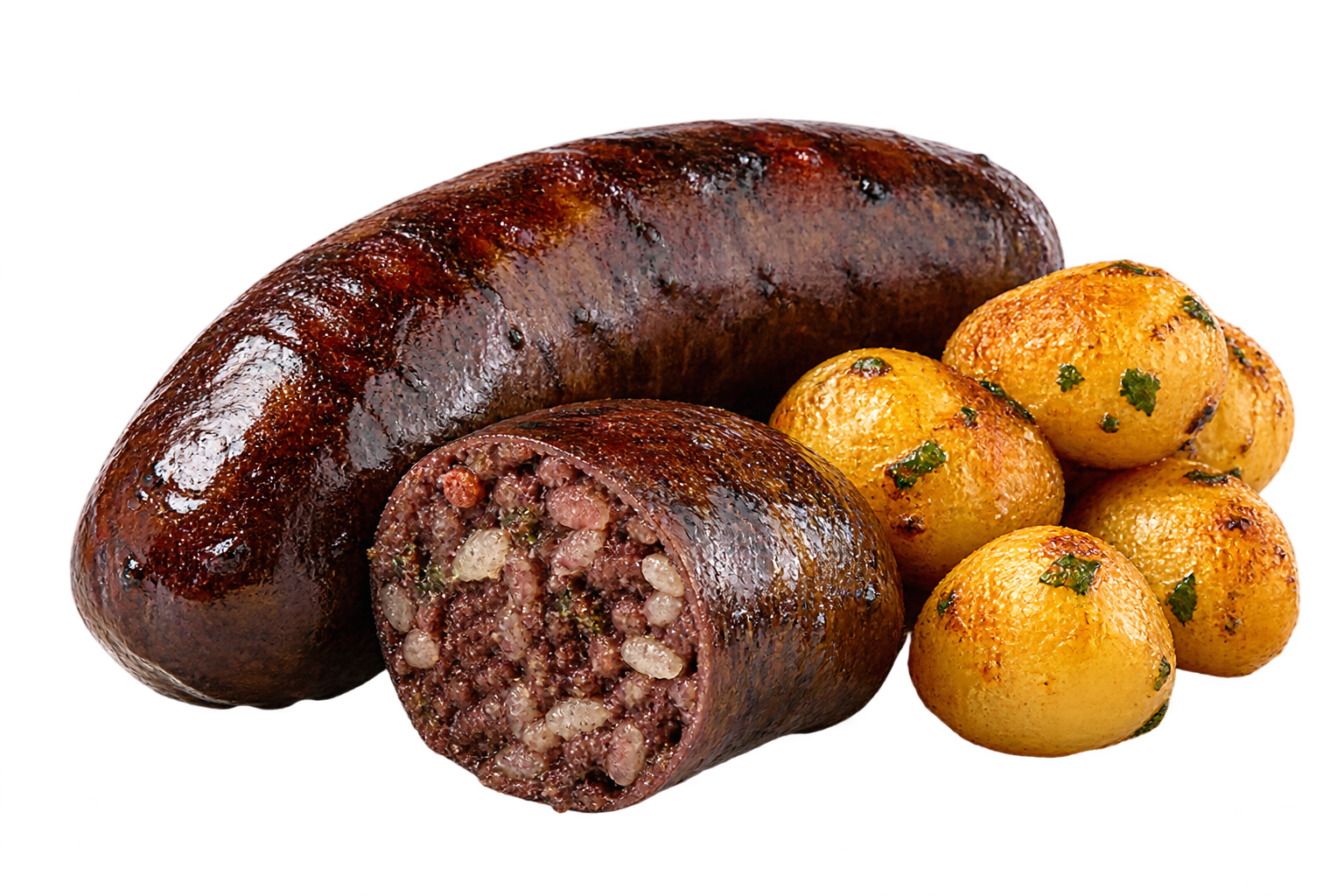 Rellena con papa criolla