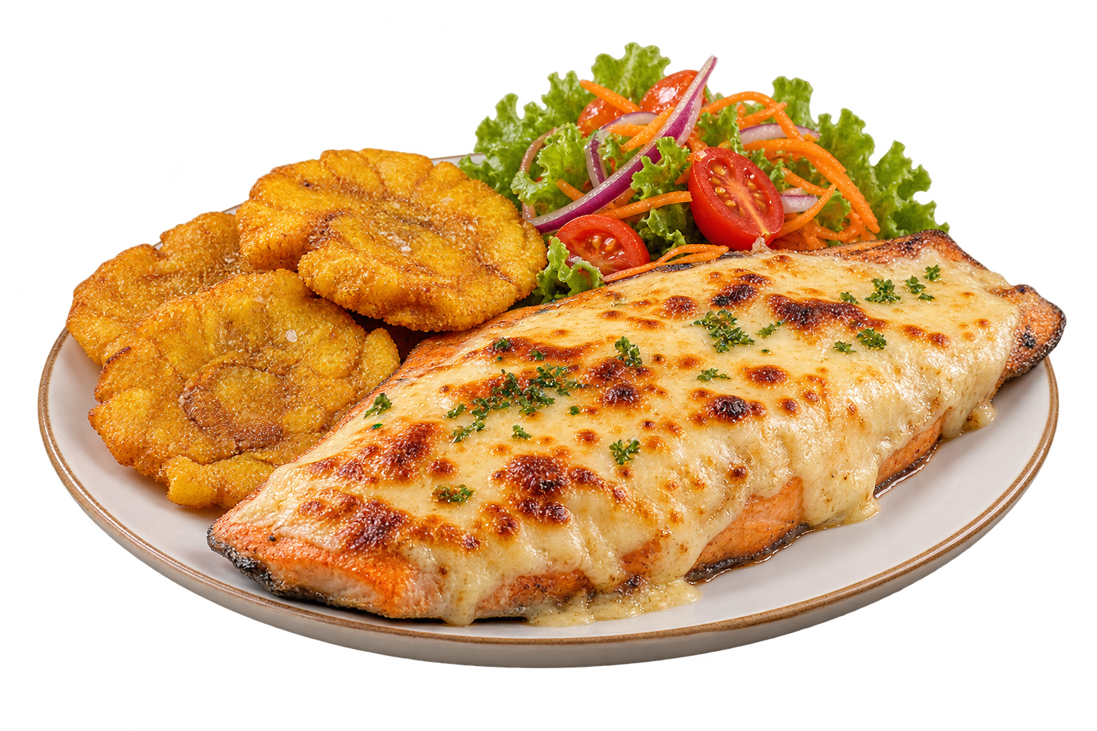 Trucha gratinada